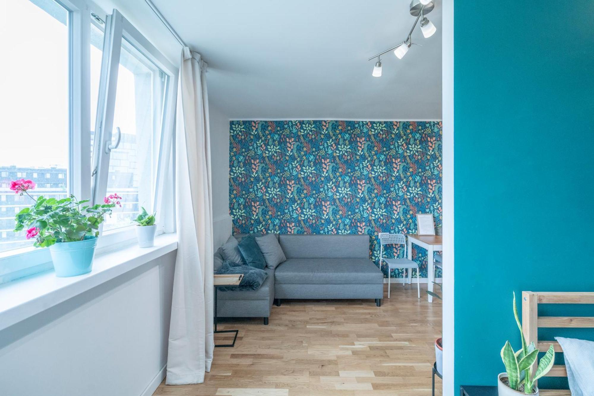 Green Studio In The City Center Of Wroclaw Ngoại thất bức ảnh