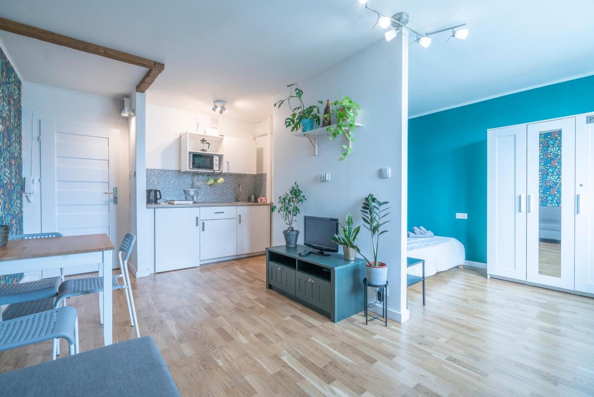 Green Studio In The City Center Of Wroclaw Ngoại thất bức ảnh